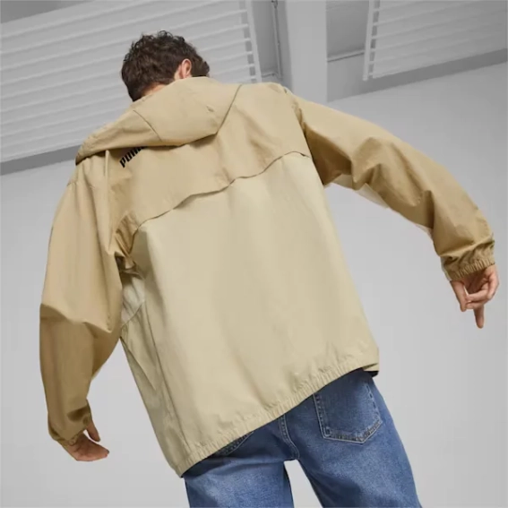 Ветровка Hooded Windbreaker 67538783 Puma L Бежевый 67538783 фото 2 — интернет-магазин Tapok