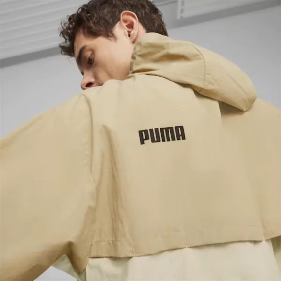 Ветровка Hooded Windbreaker 67538783 Puma L Бежевый 67538783 фото 4 — интернет-магазин Tapok