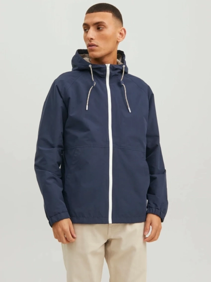 Ветровка JORLUKE JACKET SN 12184996-Navy Blazer-Detail:PRINT Jack&amp;Jones M Темно-синий 12184996-Navy Blazer-Deta фото 2 — интернет-магазин Tapok