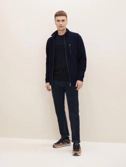 Ветровка structured jacket 1030556XX1010668 Tom Tailor S Темно-синий 1030556XX1010668 фото 4 — интернет-магазин Tapok