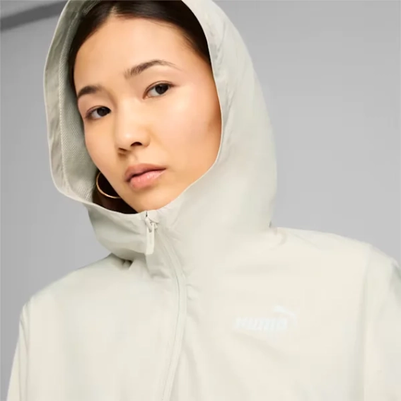Ветровка с капюшоном ESS Solid Windbreaker 84749480 Puma S Серый 84749480 фото 3 — интернет-магазин Tapok