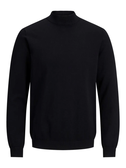 Гольф JJEBASIC KNIT MOCK NECK NOOS 12190170-Black Jack&Jones XXL Чорний 12190170-Black фото 1 — інтернет-магазин Tapok