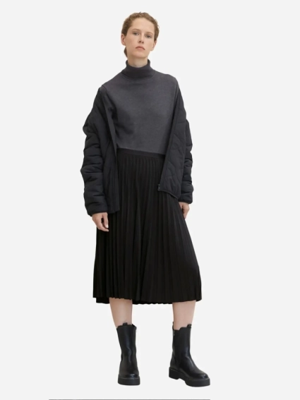 Гольф Knit basic turtleneck 1032589-30281 Tom Tailor L Темно-сірий 1032589-30281 фото 4 — інтернет-магазин Tapok