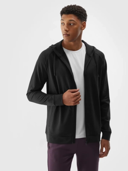 Джемпер SWEATSHIRT FNK M403 4FWAW24TFSWM403-20S 4F L Черный 4FWAW24TFSWM403-20S фото 2 — интернет-магазин Tapok