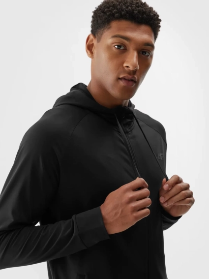 Джемпер SWEATSHIRT FNK M403 4FWAW24TFSWM403-20S 4F L Черный 4FWAW24TFSWM403-20S фото 4 — интернет-магазин Tapok