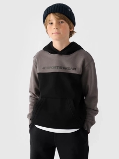 Джемпер флісовий дитячій SWEATSHIRT M1222 4FJWAW24TSWSM1222-20S 4F 122 Чорний 4FJWAW24TSWSM1222-20S