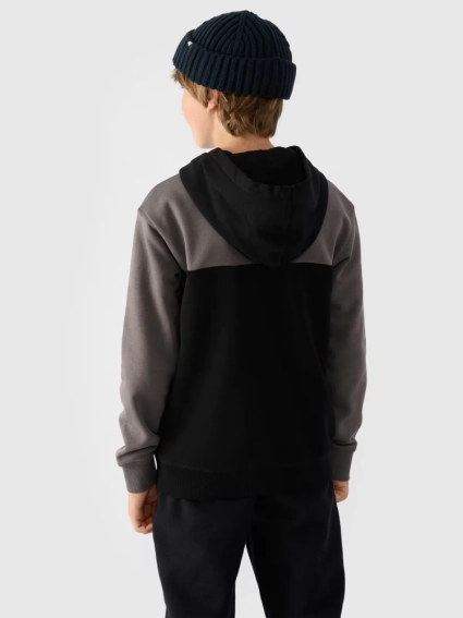 Джемпер флисовый детский SWEATSHIRT M1222 4FJWAW24TSWSM1222-20S 4F 122 Черный 4FJWAW24TSWSM1222-20S фото 2 — интернет-магазин Tapok