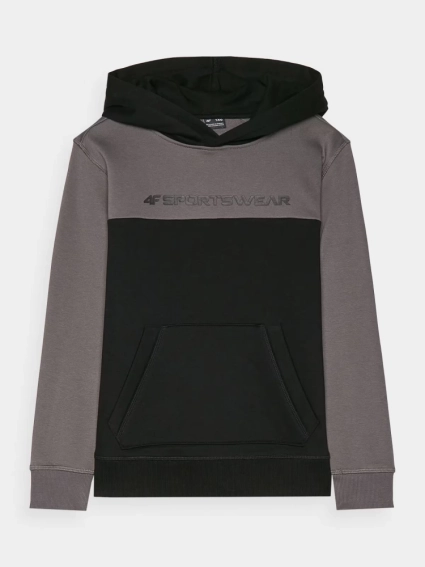 Джемпер флисовый детский SWEATSHIRT M1222 4FJWAW24TSWSM1222-20S 4F 122 Черный 4FJWAW24TSWSM1222-20S фото 5 — интернет-магазин Tapok