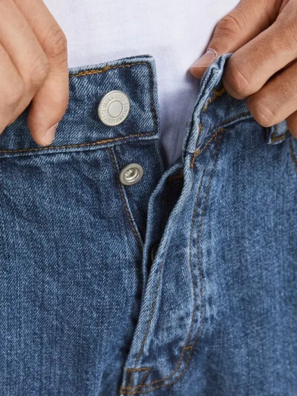 Джинси JJIFRANK JJLEEN NA 412 12195430-Blue Denim Jack&Jones 34/32 Синій 12195430-Blue Denim фото 3 — інтернет-магазин Tapok