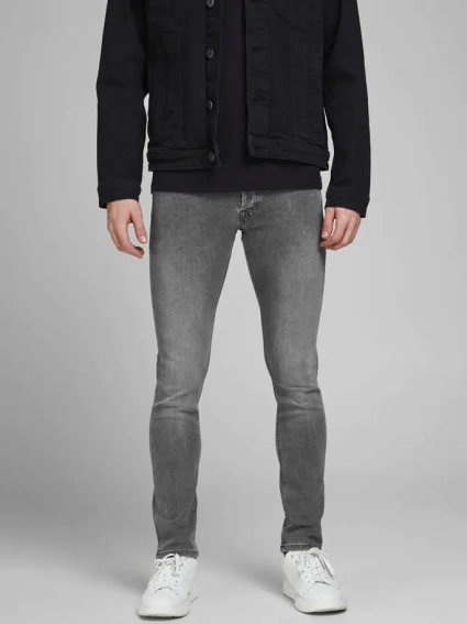 Джинси JJIGLENN JJORIGINAL NA 034 12182964 Grey Denim Jack&Jones 32/32 Темно-сірий 12182964GreyDenim фото 2 — інтернет-магазин Tapok
