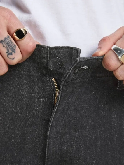 Джинси JJIPAUL JJFLAKE AKM 268 STS 12188005 Black Denim Jack&Jones 27/32 Чорний 12188005BlackDenim фото 4 — інтернет-магазин Tapok