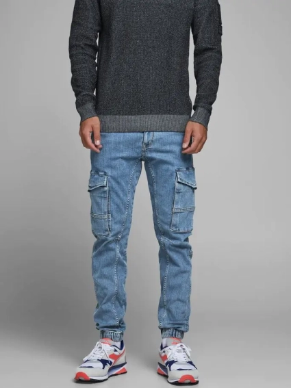Джинси JJIPAUL JJFLAKE AKM 885 NOOS 12183613 Blue Denim Jack&Jones 27/32 Синій 12183613BlueDenim фото 2 — інтернет-магазин Tapok