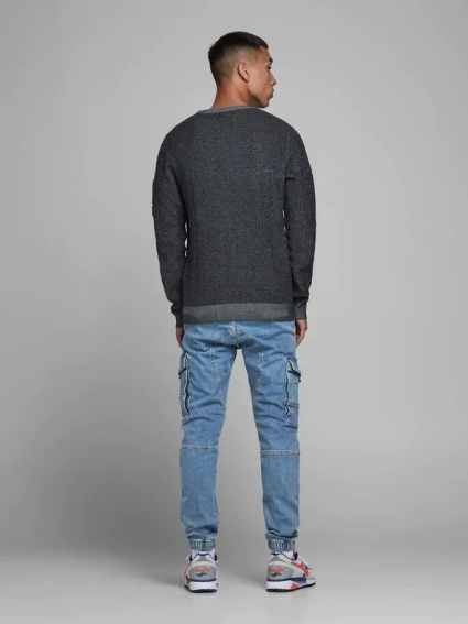 Джинси JJIPAUL JJFLAKE AKM 885 NOOS 12183613 Blue Denim Jack&Jones 27/32 Синій 12183613BlueDenim фото 5 — інтернет-магазин Tapok