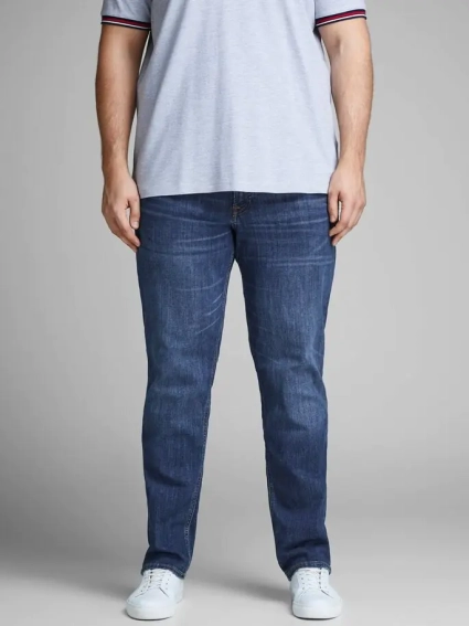 Джинси JJITIM JJORIGINAL AM 814 PLS NOOS 12153646-Blue Denim Jack&Jones PLUS 42/32 Темно-синій 12153646-Blue Denim фото 1 — інтернет-магазин Tapok