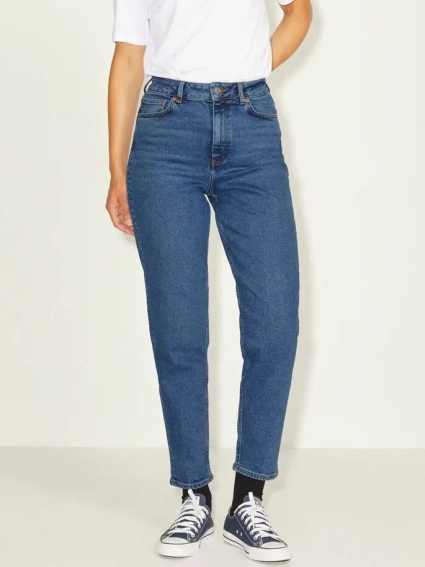 Джинси JXLISBON MOM HW CC4002 NOOS 12203867-Medium Blue Denim JJXX 25/32 Синій 12203867-Medium Blue Deni фото 1 — інтернет-магазин Tapok