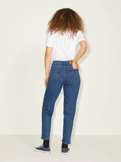 Джинси JXLISBON MOM HW CC4002 NOOS 12203867-Medium Blue Denim JJXX 25/32 Синій 12203867-Medium Blue Deni фото 2 — інтернет-магазин Tapok