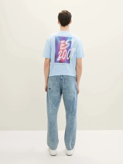 Джинсы Loose Straight Fit Jeans 1040203-10146 Tom Tailor 31/32 Голубой 1040203-10146 фото 3 — интернет-магазин Tapok