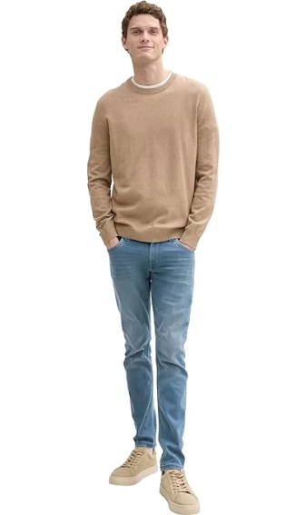 Джинсы pánские Jeans Troy Slim 1044968-10162 Tom Tailor 30/32 Голубой 1044968-10162 фото 2 — интернет-магазин Tapok