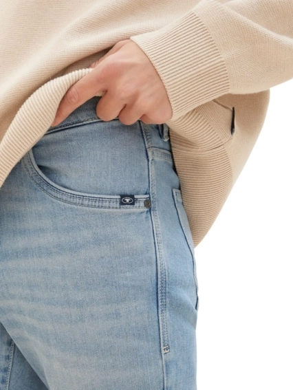 Джинсы мужские Josh Regular Slim Jeans 1035878-10140 Tom Tailor 29/32 Голубой 1035878-10140 фото 4 — интернет-магазин Tapok