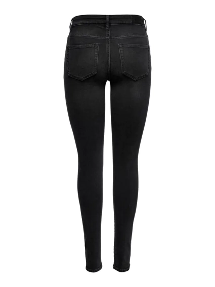 Джинсы ONLANNE K LIFE MID SKINNY AGI 442 NOOS 15230042 Black ONLY S/30 Черный 15230042Black фото 2 — интернет-магазин Tapok