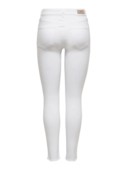Джинси ONLBLUSH MID SK RW ANK DNM REA0730 NOOS 15155438-White ONLY L/30 Білий 15155438-White фото 6 — інтернет-магазин Tapok