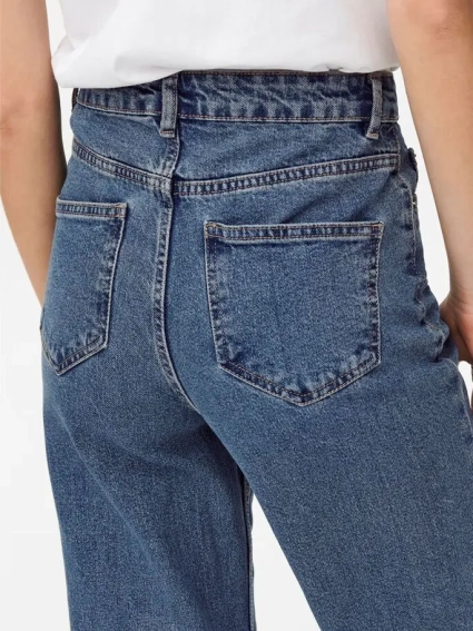 Джинсы ONLCAMILLE LIFE EX HW WIDE DNM NOOS 15235595-Medium Blue Denim-Detail:NAS342 ONLY 27/32 Синий 15235595-Medium Blue Deni фото 4 — интернет-магазин Tapok