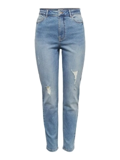 Джинси ONLCATWALK  HW MOM ANKLE JEANS PIM 15220987 Medium Blue Denim ONLY L/30 Блакитний 15220987MediumBlueDen