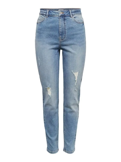 Джинсы ONLCATWALK HW MOM ANKLE JEANS PIM 15220987 Medium Blue Denim ONLY L/30 Голубой 15220987MediumBlueDen фото 1 — интернет-магазин Tapok