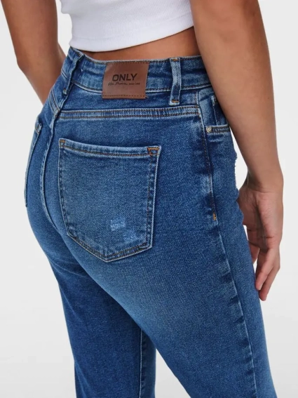 Джинсы ONLEMILY STRETCH LIFE HW CRO718 NOOS 15235791-Medium Blue Denim ONLY 28/32 Синий 15235791-Medium Blue Deni фото 4 — интернет-магазин Tapok