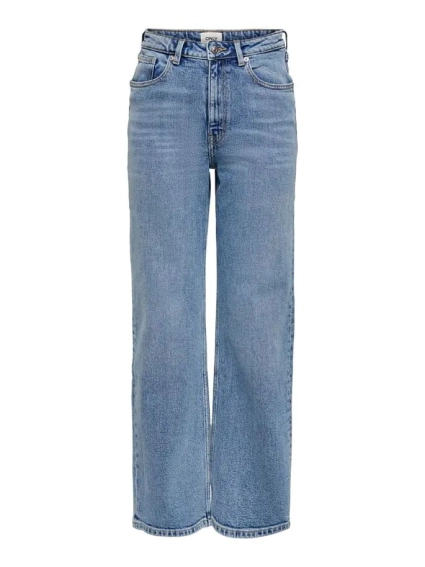 Джинсы ONLJUICY HW WIDE LEG REA365 NOOS 15234743-Medium Blue Denim-Detail:NAS365 ONLY 29/34 Голубой 15234743-Medium Blue Deni фото 4 — интернет-магазин Tapok