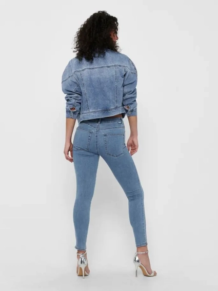 Джинсы ONLOPTION LIFE SUP HW SK ANK LB BB BJ631 15208616 Light Blue Denim ONLY 25/30 Голубой 15208616LightBlueDeni фото 5 — интернет-магазин Tapok