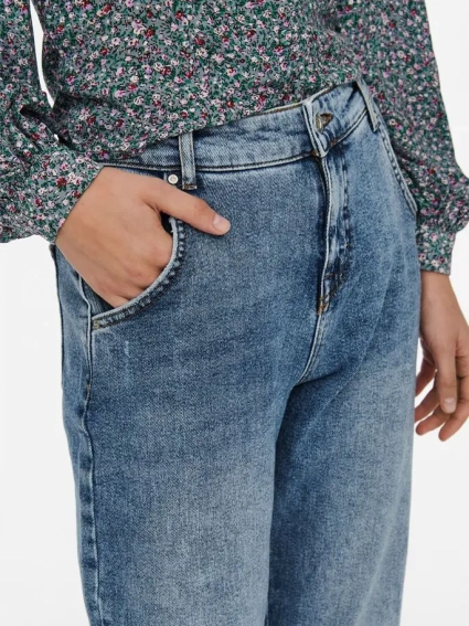 Джинсы ONLTROY LIFE HW CARROT ANK DOT429 NOOS 15236966-Light Blue Denim ONLY S/32 Голубой 15236966-Light Blue Denim фото 3 — интернет-магазин Tapok