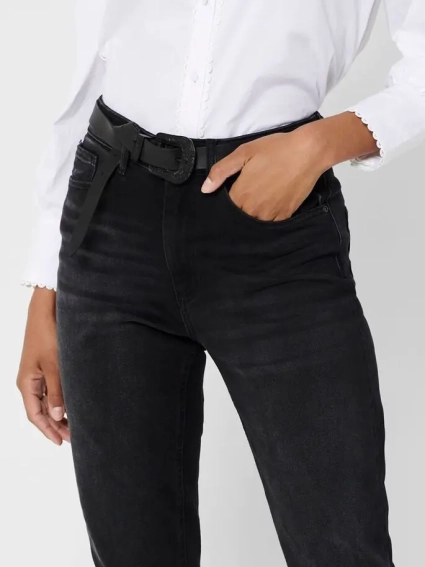 Джинсы ONLVENEDA LIFE MOM JEANS REA461A NOOS 15210672 Black Denim ONLY L/32 Черный 15210672BlackDenim фото 4 — интернет-магазин Tapok