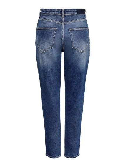 Джинсы ONLVENEDA LIFE MOM JEANS REA844 NOOS 15206610 Dark Blue Denim ONLY L/32 Темно-синий 15206610DarkBlueDenim фото 2 — интернет-магазин Tapok