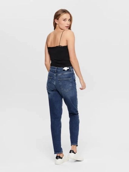 Джинсы ONLVENEDA LIFE MOM JEANS REA844 NOOS 15206610 Dark Blue Denim ONLY L/32 Темно-синий 15206610DarkBlueDenim фото 5 — интернет-магазин Tapok