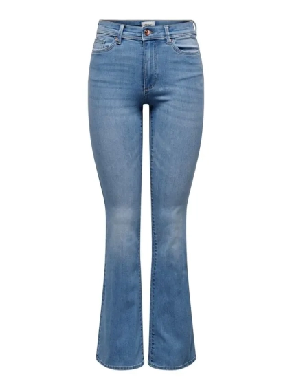 Джинсы ONLWAUW HW SK FLARE BJ759 NOOS 15228781-Light Medium Blue Denim ONLY L/32 Голубой 15228781-Light Medium Blu фото 5 — интернет-магазин Tapok