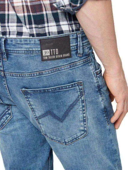 Джинсы Piers slim jeans 1008446-10280 Tom Tailor 30/32 Голубой 1008446-10280 фото 5 — интернет-магазин Tapok