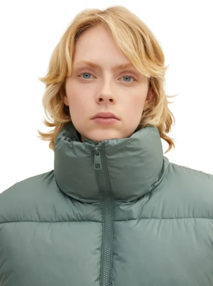 Жилетка belted puffer vest 1033562-19643 Tom Tailor L Блакитний 1033562-19643 фото 4 — інтернет-магазин Tapok
