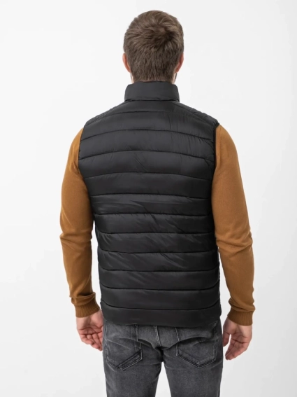 Жилетка lightweight vest 1031473-29999 Tom Tailor M Чорний 1031473-29999 фото 2 — інтернет-магазин Tapok