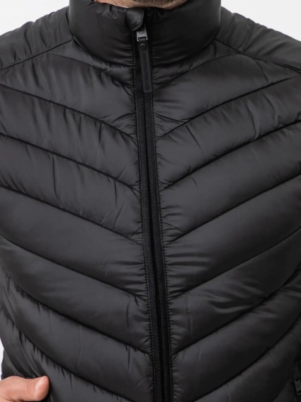 Жилетка lightweight vest 1031473-29999 Tom Tailor M Чорний 1031473-29999 фото 3 — інтернет-магазин Tapok