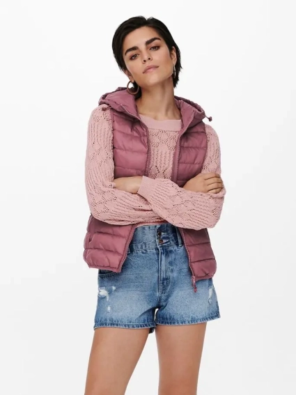 Жилетка ONLNEWTAHOE HOOD WAISTCOAT OTW NOOS 15205760-Rose Brown ONLY XS Розовый 15205760-Rose Brown фото 3 — интернет-магазин Tapok