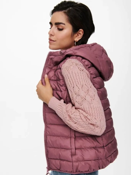 Жилетка ONLNEWTAHOE HOOD WAISTCOAT OTW NOOS 15205760-Rose Brown ONLY XS Розовый 15205760-Rose Brown фото 4 — интернет-магазин Tapok