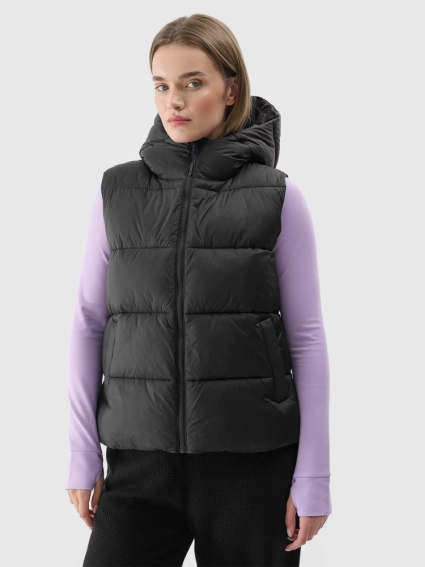 Жилетка VEST JACKET F141 4FWAW24TVJAF141-20S 4F 2XL Черный 4FWAW24TVJAF141-20S фото 1 — интернет-магазин Tapok