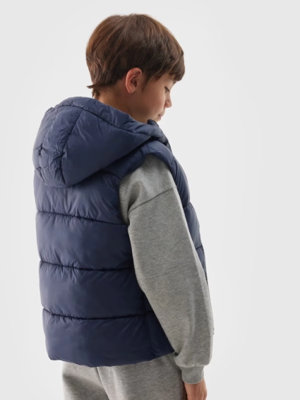 Жилетка детская VEST JACKET M134 4FJWAW24TVJAM134-31S 4F 128 Темно-синий 4FJWAW24TVJAM134-31S фото 2 — интернет-магазин Tapok