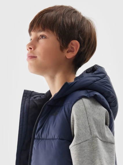 Жилетка детская VEST JACKET M134 4FJWAW24TVJAM134-31S 4F 128 Темно-синий 4FJWAW24TVJAM134-31S фото 3 — интернет-магазин Tapok