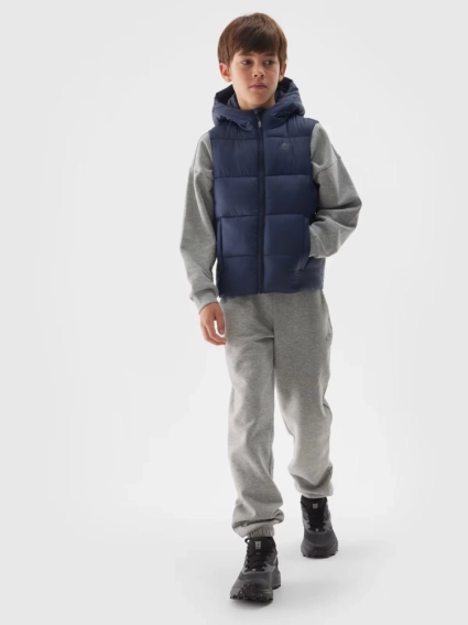 Жилетка детская VEST JACKET M134 4FJWAW24TVJAM134-31S 4F 128 Темно-синий 4FJWAW24TVJAM134-31S фото 4 — интернет-магазин Tapok