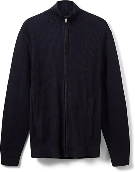 Кардиган basic structured knit jacket 1032303-13160 Tom Tailor L Темно-синий 1032303-13160 фото 4 — интернет-магазин Tapok