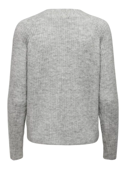 Кардиган ONLCAROL L/S CARDIGAN KNT NOOS 15196734-Light Grey Melange ONLY L Сірий 15196734-Light Grey Melan фото 5 — інтернет-магазин Tapok