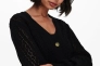 Кардиган ONLNOLA 3/4 CARDIGAN KNT 15233174-Black ONLY L Черный 15233174-Black Фото 2