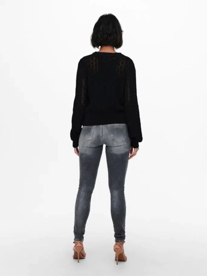 Кардиган ONLNOLA 3/4 CARDIGAN KNT 15233174-Black ONLY L Черный 15233174-Black фото 3 — интернет-магазин Tapok